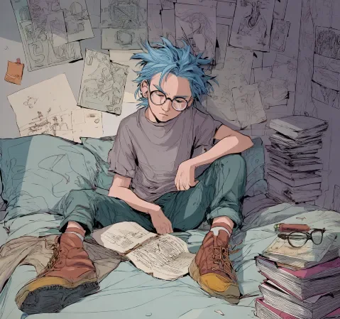 悬疑漫画《雾中来信》封面